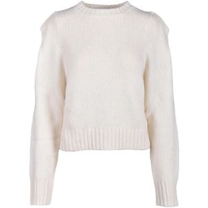 Weili Zheng, Dames, Truien, Wit, Maat: S Wol,