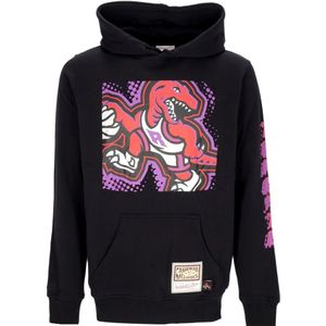 Mitchell & Ness, Heren, Sweatshirts & Hoodies, Zwart, Maat: M Katoen,