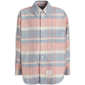 Thom Browne, Heren, Overhemden, Veelkleurig, Maat: M Wol,
