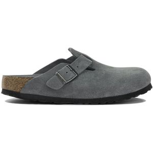 Birkenstock, Dames, Schoenen, Grijs, Maat: 39 EU Suède,