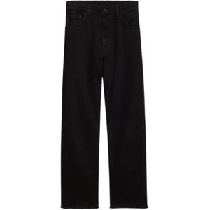 Vanessa Bruno, Dames, Broeken, Zwart, Maat: XS Katoen,