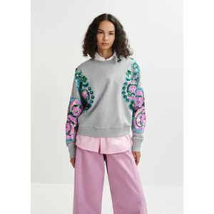 Essentiel Antwerp, Dames, Sweatshirts & Hoodies, Grijs, Maat: S