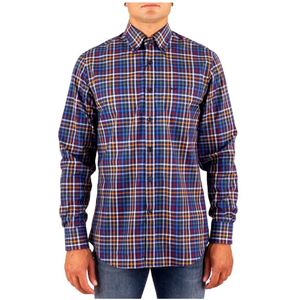 Paul & Shark, Heren, Overhemden, Blauw, Maat: XL Katoen,