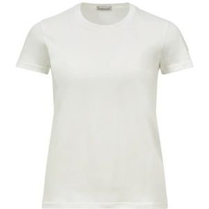 Moncler, Dames, Tops, Wit, Maat: M Katoen,