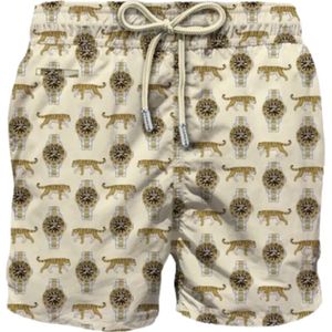 MC2 Saint Barth, Heren, Badkleding, Beige, Maat: XS Poliester,