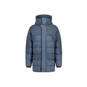 Parajumpers Parka van gemengd materiaal met donsverenvulling , Blue , Heren , Maat: 2XL