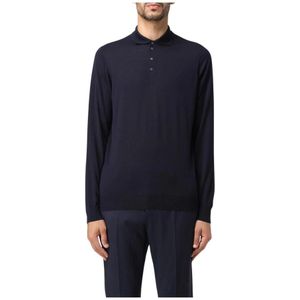 Drumohr, Heren, Tops, Blauw, Maat: M Wol,