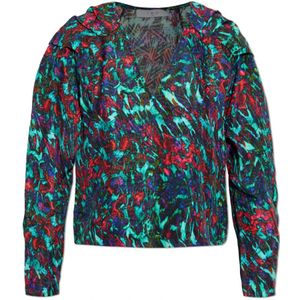 Iro, Dames, Blouses & Shirts, Veelkleurig, Maat: S Zijde,