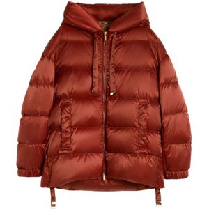 Max Mara, Dames, Jassen, Rood, Maat: 2XS Taf,