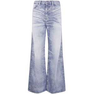 Diesel, Dames, Jeans, Blauw, Maat: W26 Katoen,