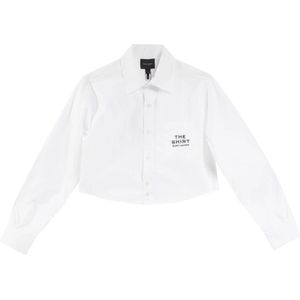 Marc Jacobs, Dames, Blouses & Shirts, Wit, Maat: M Katoen,
