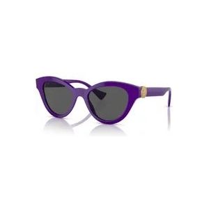 Versace Stijlvolle Sole Zonnebril voor Vrouwen , Purple , Dames , Maat: 52 MM