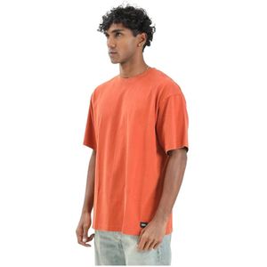 Vans, Heren, Tops, Oranje, Maat: L Katoen,