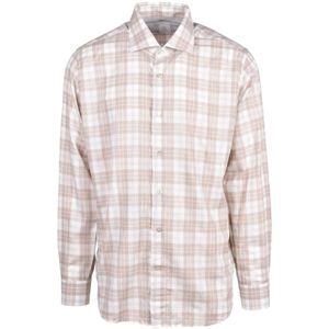 Eleventy, Heren, Overhemden, Veelkleurig, Maat: 3XL Katoen,