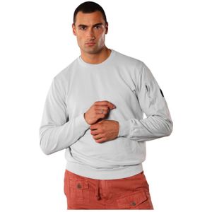 Mason's, Heren, Sweatshirts & Hoodies, Grijs, Maat: 2XL Katoen,