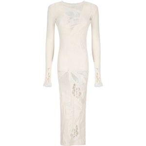 Blumarine, Dames, Jurken, Wit, Maat: XS