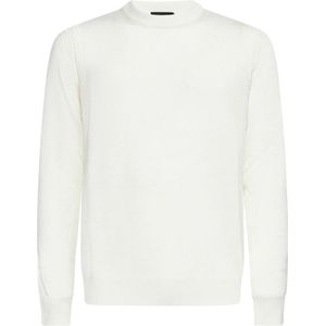 Roberto Collina, Heren, Truien, Beige, Maat: 2XL Katoen,