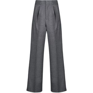 Maison Margiela - Broeken - Grijs - Wol