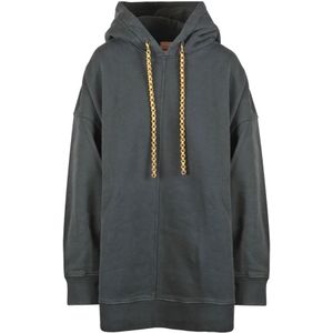 Semicouture, Dames, Sweatshirts & Hoodies, Grijs, Maat: M Katoen,