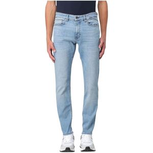 Hugo, Heren, Jeans, Blauw, Maat: W32 Denim,