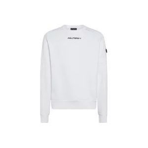 Peuterey Comfortabele Tech-Touch Sweater , White , Heren , Maat: M