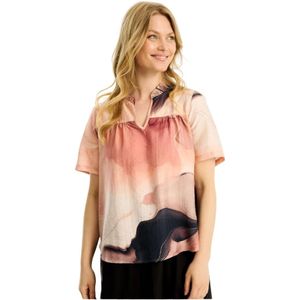 IN Front, Dames, Blouses & Shirts, Veelkleurig, Maat: S Nylon,