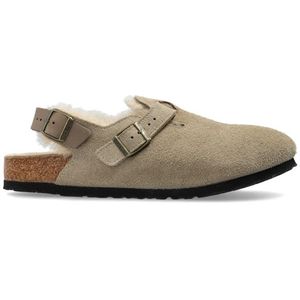 Birkenstock, Heren, Schoenen, Beige, Maat: 40 EU Suède,