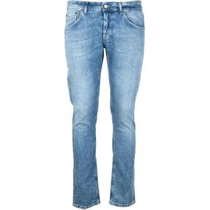 Dondup, Heren, Jeans, Blauw, Maat: W31 Katoen,