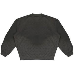 Marine Serre, Heren, Sweatshirts & Hoodies, Grijs, Maat: S Katoen,