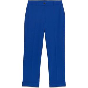 Oltre, Dames, Broeken, Blauw, Maat: M