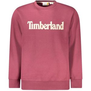 Timberland, Heren, Sweatshirts & Hoodies, Rood, Maat: M Fleece,