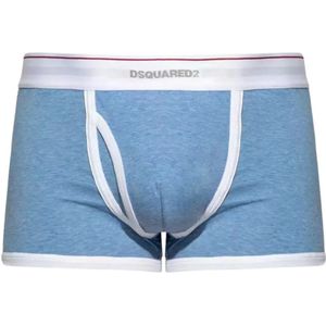 Dsquared2, Heren, Ondergoed, Blauw, Maat: S Katoen,