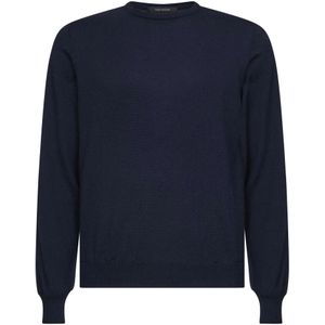 Tagliatore, Heren, Truien, Blauw, Maat: M Wol,