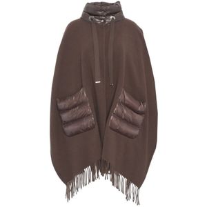 Herno, Dames, Jassen, Bruin, Maat: ONE Size Wol,