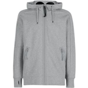 C.p. Company, Heren, Sweatshirts & Hoodies, Grijs, Maat: 2XL Fleece,