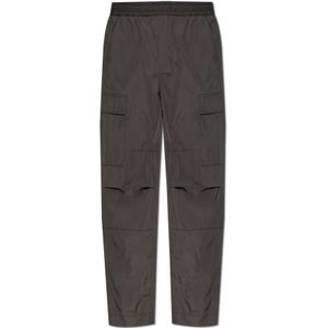 Dolce & Gabbana, Heren, Broeken, Grijs, Maat: L Polyamide,