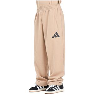 adidas - Sportbroek - Zwart - Fleece - Relaxte Pasvorm