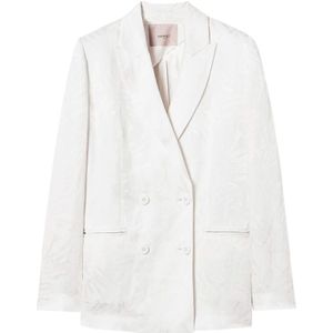 Twinset, Dames, Jassen, Wit, Maat: XS