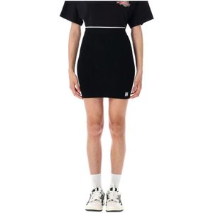 Amiri, Dames, Rokken, Zwart, Maat: S Viscose,