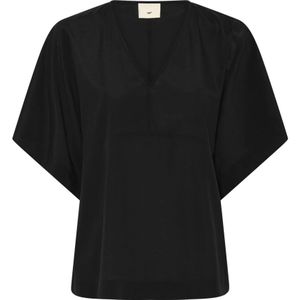 Heartmade, Dames, Blouses & Shirts, Zwart, Maat: S