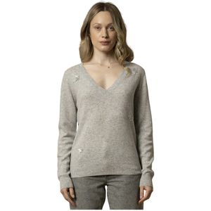 Kocca, Dames, Truien, Grijs, Maat: L