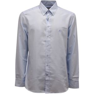 Etro, Heren, Overhemden, Blauw, Maat: M