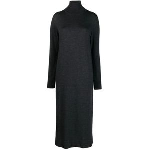 P.a.r.o.s.h., Dames, Jurken, Grijs, Maat: XS Wol,