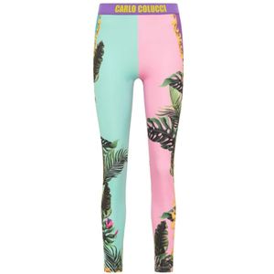 Carlo Colucci, Dames, Broeken, Veelkleurig, Maat: S