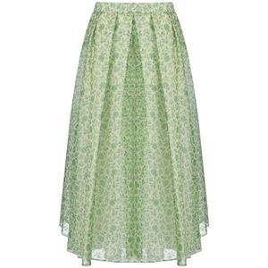 Weekend Max Mara, Dames, Rokken, Groen, Maat: XS Zijde,