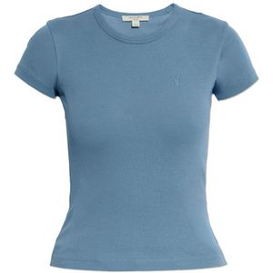 AllSaints, Dames, Tops, Blauw, Maat: XS Katoen,