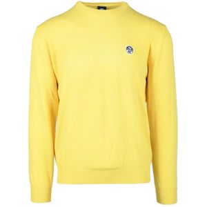 North Sails, Heren, Sweatshirts & Hoodies, Geel, Maat: XL Katoen,