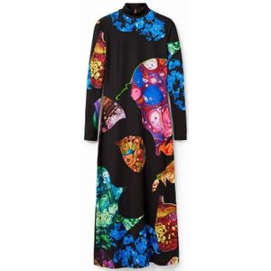 Desigual, Dames, Jurken, Veelkleurig, Maat: S Poliester,