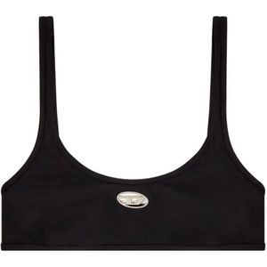 Diesel, Dames, Badkleding, Zwart, Maat: S Polyamide,