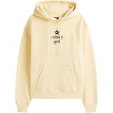 Tommy Jeans, Dames, Sweatshirts & Hoodies, Beige, Maat: XS Katoen,